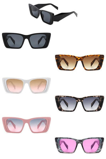 Square Retro Oversize Fashion Cat Eye Sunglasses - Rebel K Collective