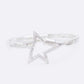 Star Hammered Flex Bangle - Rebel K Collective