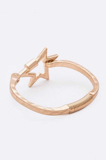 Star Hammered Flex Bangle - Rebel K Collective