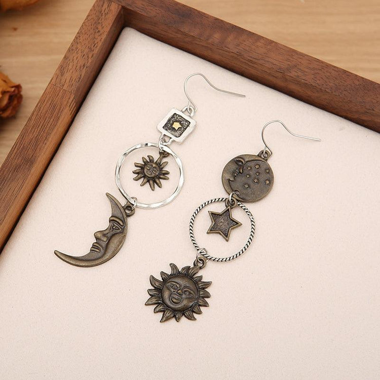 Star, Sun, and Moon Earrings - Rebel K Collective