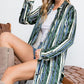 STRIPE VELVET LONG CARDIGAN - Rebel K Collective