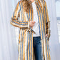 STRIPE VELVET LONG CARDIGAN - Rebel K Collective