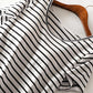 Striped Round Neck Short Sleeve Dress - Rebel K Collective