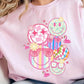 Summer Smile Face Graphic Fleece Sweatshirts - Rebel K Collective