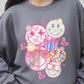 Summer Smile Face Graphic Fleece Sweatshirts - Rebel K Collective