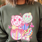 Summer Smile Face Graphic Fleece Sweatshirts - Rebel K Collective