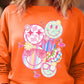 Summer Smile Face Graphic Fleece Sweatshirts - Rebel K Collective