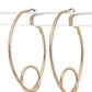 Swirl Circle Iconic Hoop Earrings - Rebel K Collective