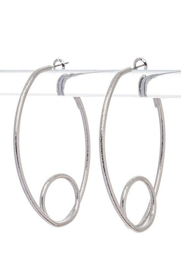 Swirl Circle Iconic Hoop Earrings - Rebel K Collective