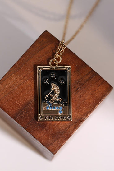 Tarot Card Pendant Stainless Steel Necklace - Rebel K Collective