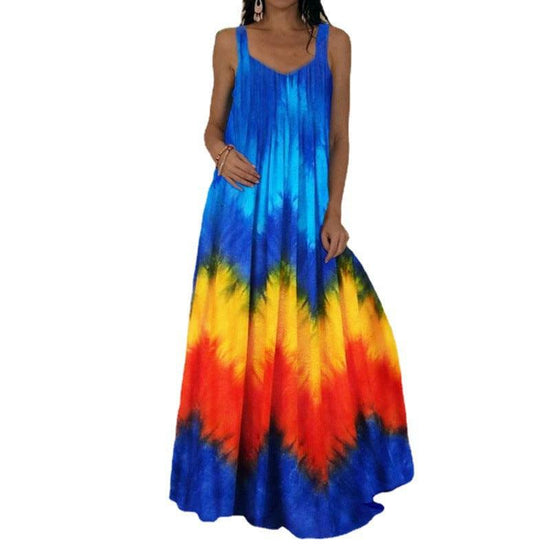 Tie-dye 3D Swirl Print Dress Women - Rebel K Collective