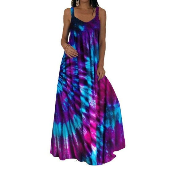 Tie-dye 3D Swirl Print Dress Women - Rebel K Collective