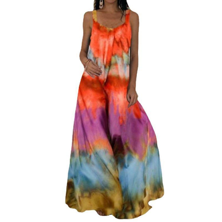 Tie-dye 3D Swirl Print Dress Women - Rebel K Collective