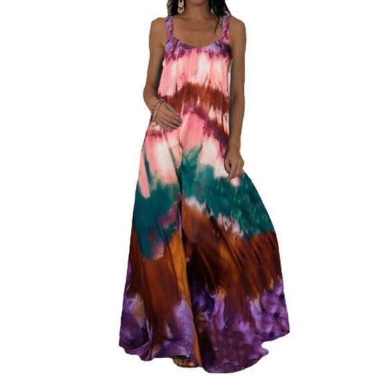 Tie-dye 3D Swirl Print Dress Women - Rebel K Collective