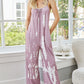 Tie-Dye Spaghetti Strap Jumpsuit with Pockets - Rebel K Collective