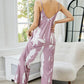 Tie-Dye Spaghetti Strap Jumpsuit with Pockets - Rebel K Collective