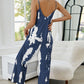 Tie-Dye Spaghetti Strap Jumpsuit with Pockets - Rebel K Collective