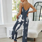 Tie-Dye Spaghetti Strap Jumpsuit with Pockets - Rebel K Collective