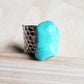 Turquoise Chunk on Cuff Ring - Rebel K Collective