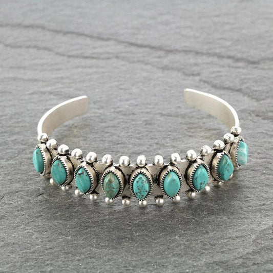 Turquoise Open Bracelet - Rebel K Collective