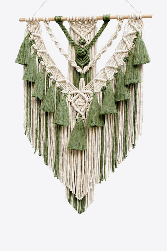 Two-Tone Macrame Wall Hanging - Rebel K Collective