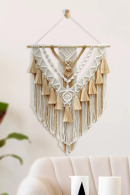 Two-Tone Macrame Wall Hanging - Rebel K Collective