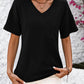 V-Neck Dropped Shoulder T-Shirt - Rebel K Collective