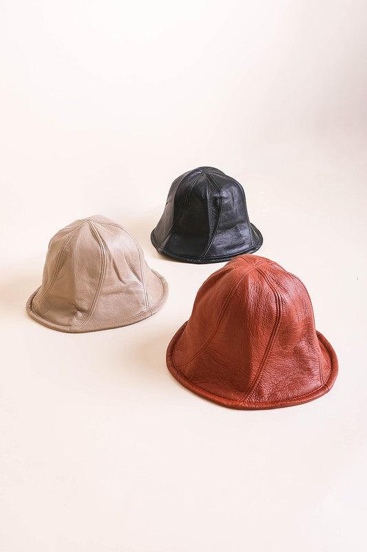 Vegan Leather Bucket Hat - Rebel K Collective