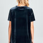 VELVET SEQUINCE POCKET BOXY TOP - Rebel K Collective