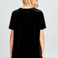 VELVET SEQUINCE POCKET BOXY TOP - Rebel K Collective