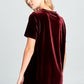 VELVET SEQUINCE POCKET BOXY TOP - Rebel K Collective