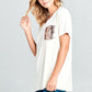 VELVET SEQUINCE POCKET BOXY TOP - Rebel K Collective