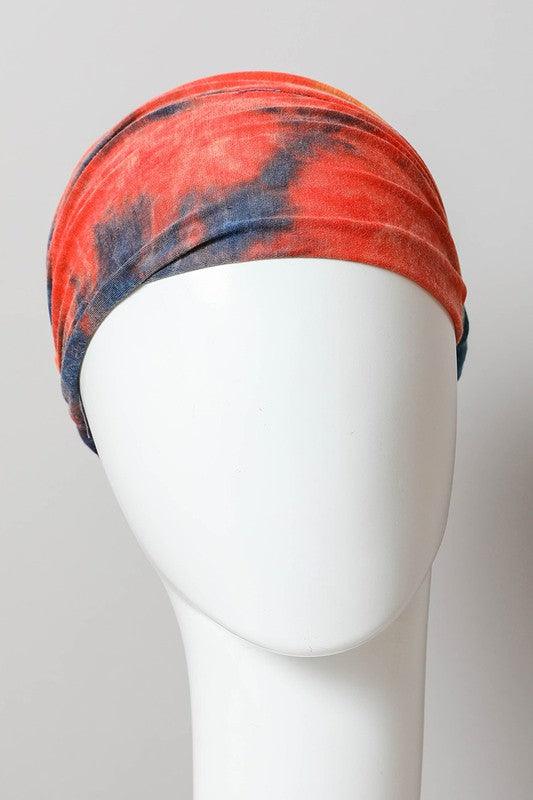 Wide Band Tie Dye Headwrap - Rebel K Collective