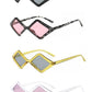 Women Diamond Shape Fashion Sunglasses - Rebel K Collective