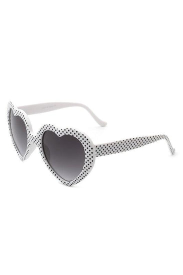 Women Mod Colorful Party Heart Shaped Sunglasses - Rebel K Collective