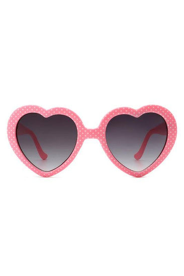 Women Mod Colorful Party Heart Shaped Sunglasses - Rebel K Collective