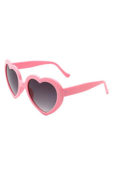 Women Mod Colorful Party Heart Shaped Sunglasses - Rebel K Collective