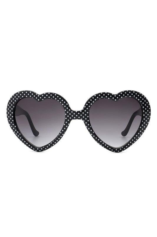 Women Mod Colorful Party Heart Shaped Sunglasses - Rebel K Collective