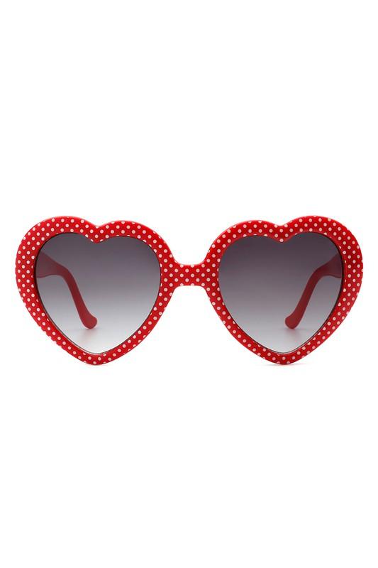 Women Mod Colorful Party Heart Shaped Sunglasses - Rebel K Collective