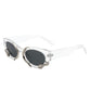 Women Round Snake Design Cat Eye Sunglasses - Rebel K Collective