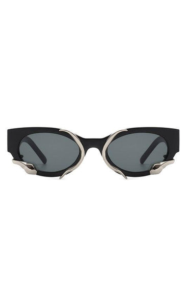 Women Round Snake Design Cat Eye Sunglasses - Rebel K Collective