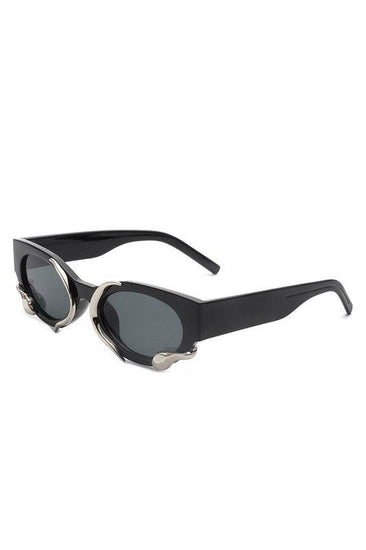 Women Round Snake Design Cat Eye Sunglasses - Rebel K Collective