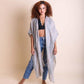 Woven Long Line Tribal Kimono - Rebel K Collective