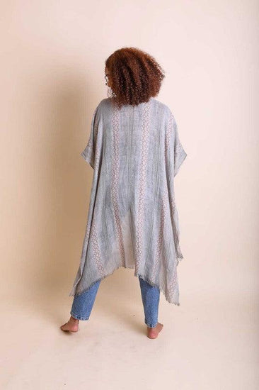 Woven Long Line Tribal Kimono - Rebel K Collective